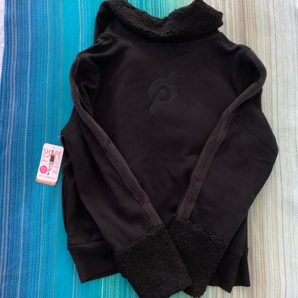 Peloton Jackets & Blazers - SHAPE Peloton Stealth Moto Fur Jacket NWT